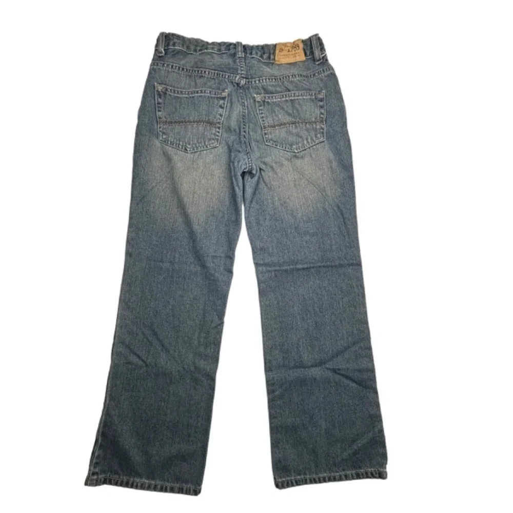 The Childrens Place Boys Jeans Size 12 Husky Bootcut Denim Blue Jeans